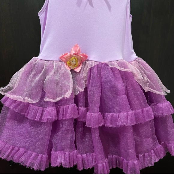 Disney Princess Tangled Rapunzel Purple & Pink Tutu Dress Costume Small 4-6 - Picture 3 of 6